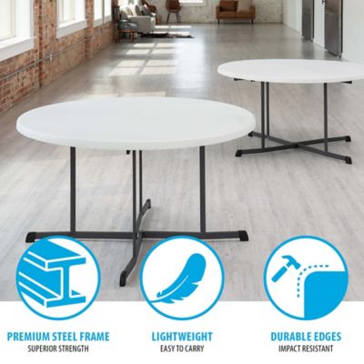 Image showing  60 in. Round Commercial Folding-Half Table