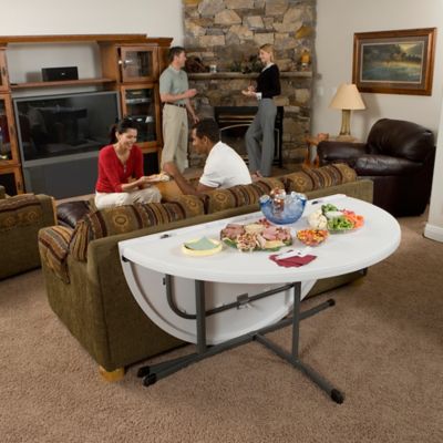 Image showing 9 th Lifetime 60 in. Round Commercial Folding-Half Table
