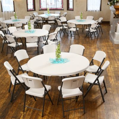 Image showing 8 th Lifetime 60 in. Round Commercial Nesting Table