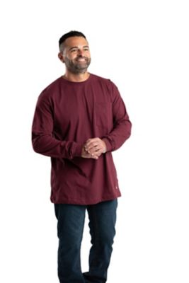 Image showing 3 th Berne Men's Heavyweight Long-Sleeve Pocket T-Shirt