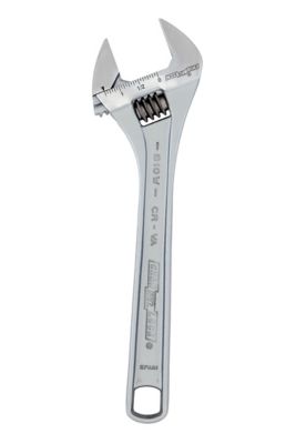 Channellock 10 in. Adjustable Wide Chrome Wrench, 4-Thread Knurl -  810W