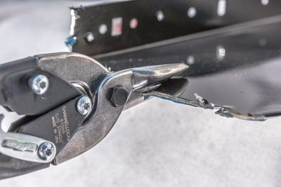 Image showing  10 in. Standard Straight Cut Aviation Snips, 0.83 in. Joint Thickness/Width, 1.38 in. Cutting Edge