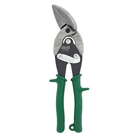 Channellock 10 in. Offset Right Cut Aviation Snips, 1.13 in. Joint Thickness/Width, 1.25 in. Cutting Edge