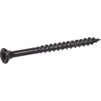 Image showing  #10 x 2-1/2 in. Deck Plus Deck Screws, Black, 73-Pack