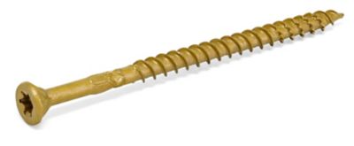 Image showing  Power Pro Premium Exterior Wood Screws (#9 x 3 in.) - 5lb Box