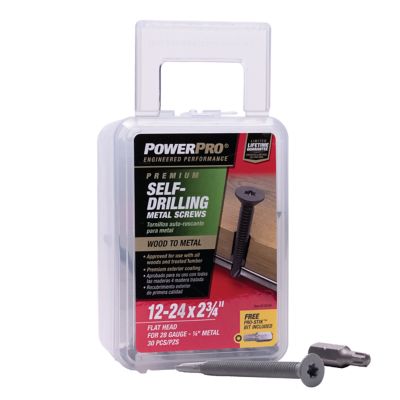 Image showing  #12 x 2-3/4 in. Power Pro Star-Drive Sheet Metal Screws, 30-Pack