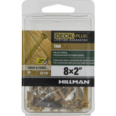 Image showing  #8 x 2 in. Deck Plus Deck Screws, Tan, 50-Pack