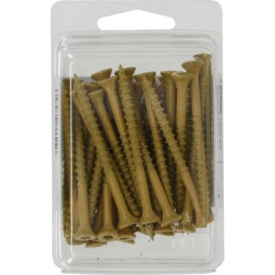 Image showing  #10 x 2-1/2 in. Deck Plus Deck Screws, Tan, 40-Pack