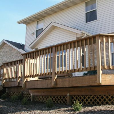 Image showing  10 in. x 3 in. Deck Plus Exterior Wood Deck Screws, 40-Pack