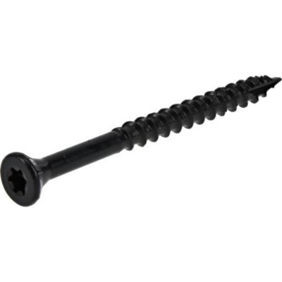 Image showing  #10 x 2-1/2 in. Deck Plus Deck Screws, Black, 40-Pack