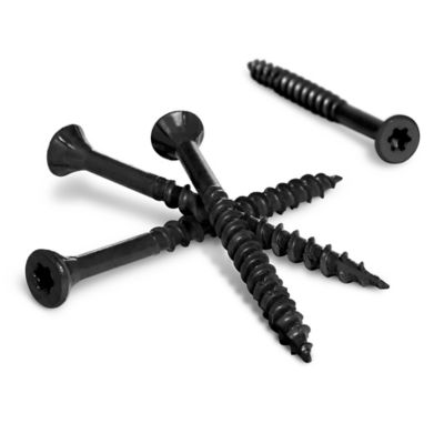 Image showing  #10 x 3 in. Deck Plus Deck Screws, Black, 40-Pack