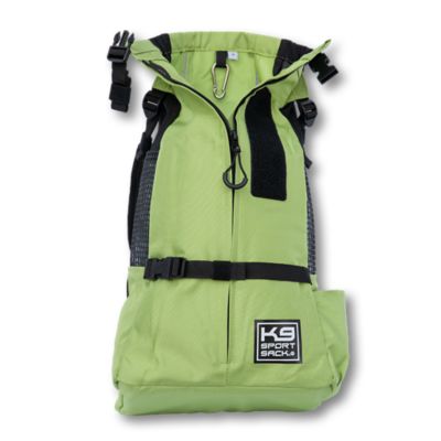 Image showing 7 th K9 Sport Sack Trainer Backpack Pet Carrier, Lime Green, Large