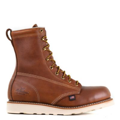Image showing 0 th Thorogood Men's Plain Toe USA Safety Wedge Work Boots, 8 in.