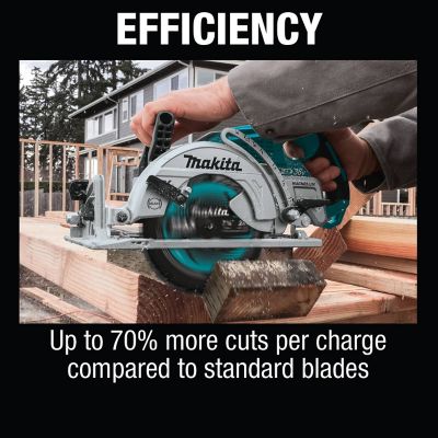 Image showing 8 th Makita 7-1/4 in. 24-Tooth Carbide-Tipped Max Efficiency Circular Saw Blade, Framing