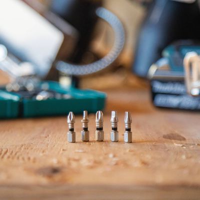 Image showing  1/4 in. x 1 in. T30 Torx Insert Impact XPS Bits, 5 pc.