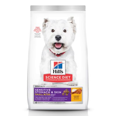 Hill's Science Diet Adult Sensitive Stomach and Skin Small Bites Chicken and Barley Recipe Dry Dog Food