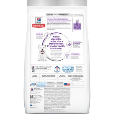 Image showing  Adult Sensitive Stomach and Skin Small Bites Chicken and Barley Recipe Dry Dog Food