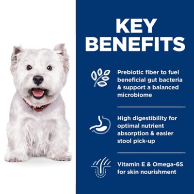Image showing 7 th Hill's Science Diet Adult Sensitive Stomach and Skin Small Bites Chicken and Barley Recipe Dry Dog Food