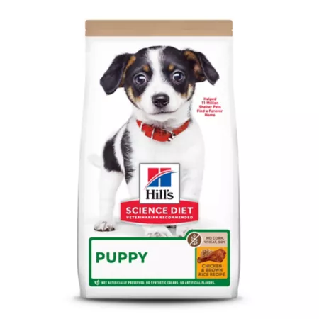 Hill's Science Diet Puppy Chicken Recipe No Corn Wheat or Soy Dry Dog Food 4 lb Bag Dry Dog Food