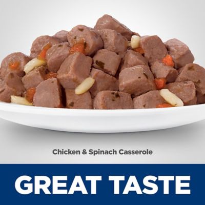 Image showing  Adult Cat Food, Chicken & Spinach Casserole, Pouch, 2.8 oz.