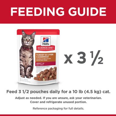 Image showing  Adult Cat Food, Turkey & Liver, Pouch, 2.8 oz.