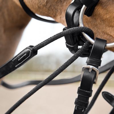 Image showing  Nylon/Leather Sparta Draw Reins