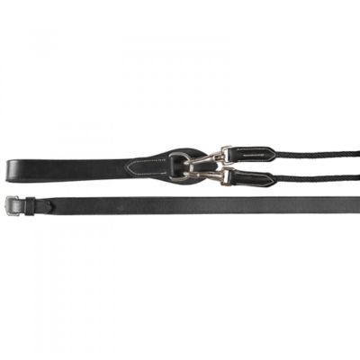 Image showing  Nylon/Leather Sparta Draw Reins