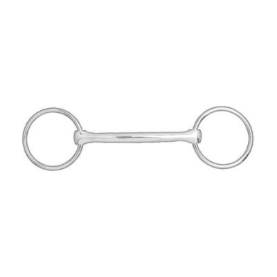 Horze Mullen Mouth Loose Ring Snaffle Bit, 105 mm Mouthpiece