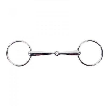 Horze Loose 55 mm Ring Snaffle Bit with 125 mm Mouthpiece