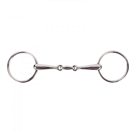 Horze Loose Ring Snaffle Bit with 16 mm x 135 mm Lozenge Link Mouthpiece