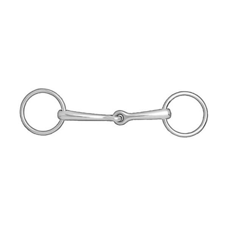 Horze Loose Ring Bradoon Bit with 100 mm Mouthpiece