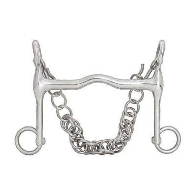 Horze 2-1/2 in. Low Port Weymouth Bit with 115 mm Mouthpiece