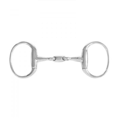 Horze Eggbutt Snaffle Bit with 125 mm Oval Link Mouthpiece