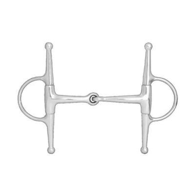 Horze Full-Cheek Snaffle Bit, 145 mm Mouthpiece