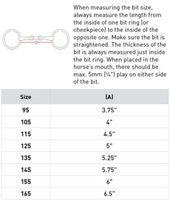 Image showing  Oval Link Full-Cheek Snaffle Bit, 115 mm Mouthpiece