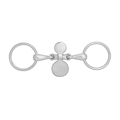 Horze Loose Ring Snaffle Bit with 135 mm Spoon Mouthpiece