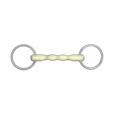 Horze Loose Ring Snaffle Bit with 135 mm Apple Flavor Mullen Mouthpiece