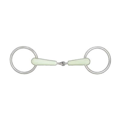 Horze Loose Ring Snaffle Bit with 115 mm Apple Flavor Mouthpiece