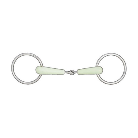 Horze Loose Ring Snaffle Bit with 125 mm Apple Flavor Mouthpiece