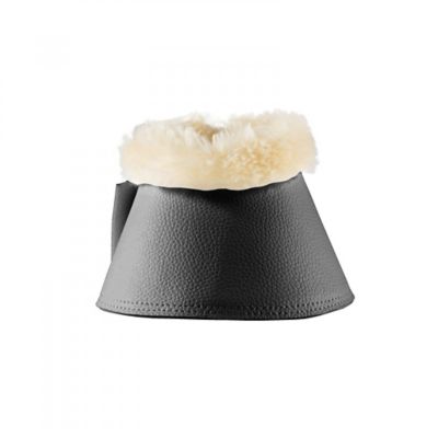 Horze Signature Bell Boots with Faux Fur Trim