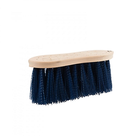 Horze Hard Dandy Brush with Wooden Back, 3 in.