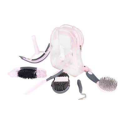 Horze Sweet Horse Grooming Tool Set in Carry Bag