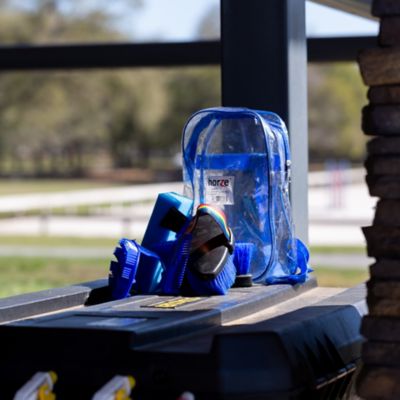 Image showing  Soft-Grip Horse Grooming Backpack Set