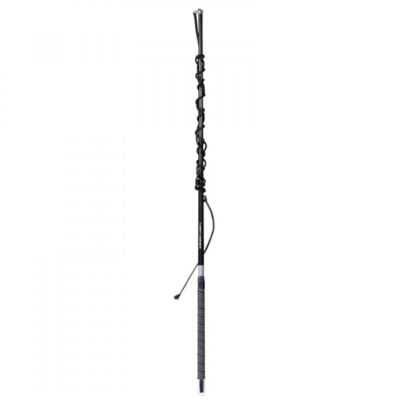 Horze Tunis Carbon Lunging Stock Whip, Black