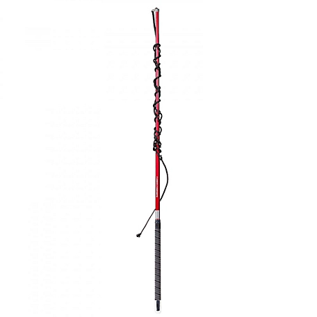 Horze Tunis Carbon Lunging Stock Whip, Red