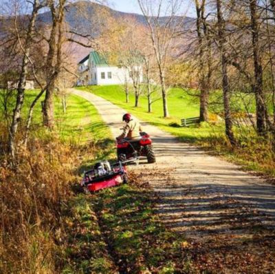Image showing  52 in. 22 HP Pro Max Tow-Behind Field and Brush Electric Start Gas Mower