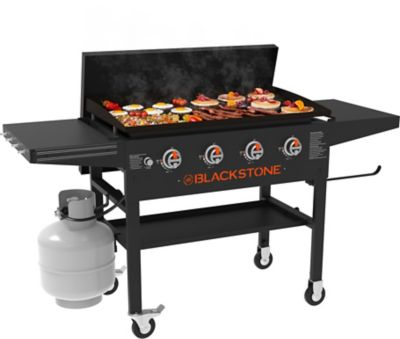 WoodEze 4-Burner Flat Top Griddle Gas Grill