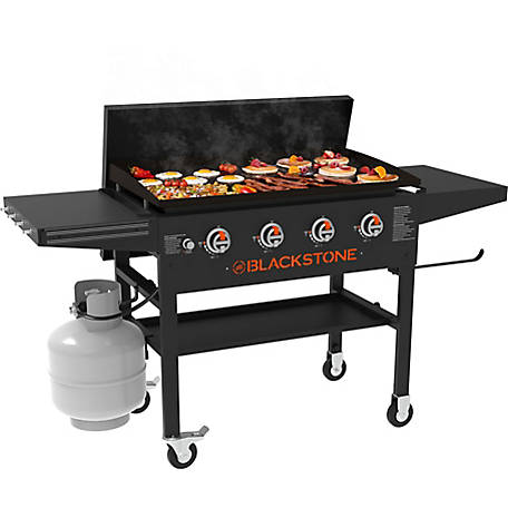 Blackstone 36 In 4 Burner Hard Top, Outdoor Griddle Grill With Lid