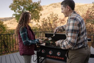 Image showing  4-Burner Propane Gas Flat Top Griddle, 36 in., Black