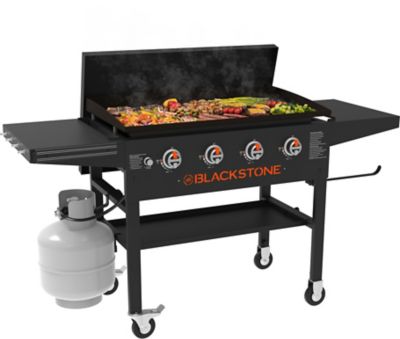 Image showing  4-Burner Propane Gas Flat Top Griddle, 36 in., Black